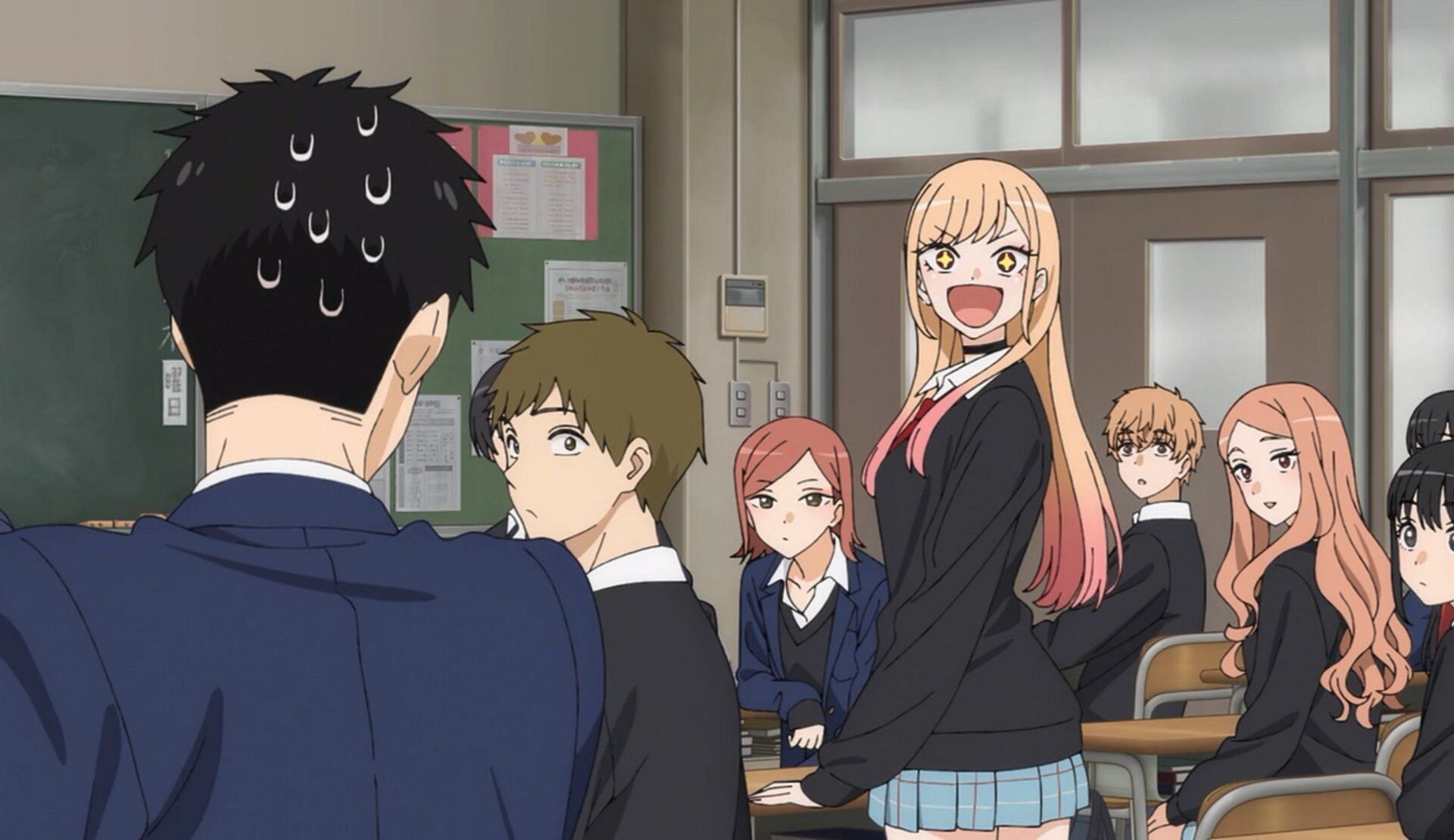 Marin, Gojo, and the class ready themselves (Image via CloverWorks)